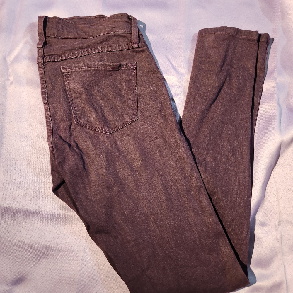 Flying Monkey Women's Skinny Pants Purple Sz 1